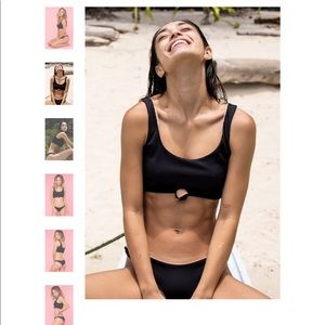 NEVERWORN LOLLI BOMBSHELL BLACK HONEY TOP